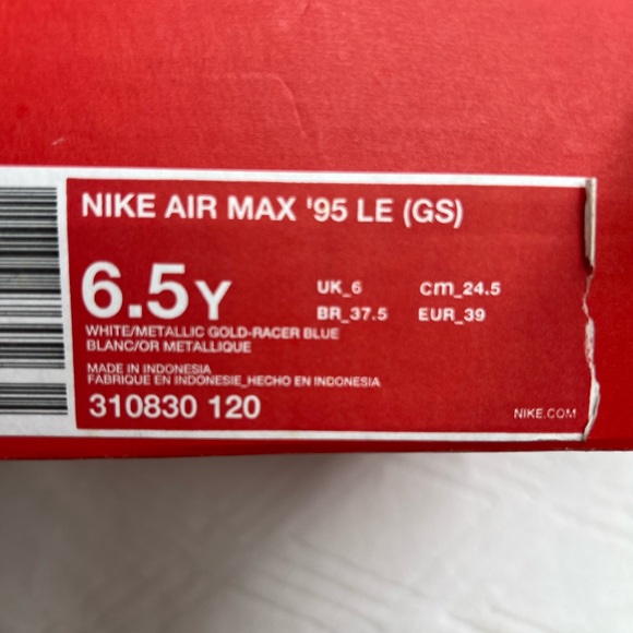 35: Nike Air Max ‘95 LE (GS) Size 6.5Y - Picture 7 of 7